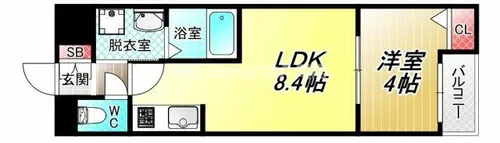 H-maison加美正覚寺XIII【1階】の間取り