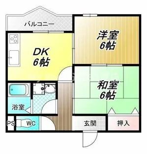 グレース北山本【3階】の間取り