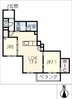 ザ リッツ刈谷【1階】の間取り