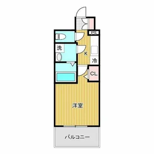 レジュールアッシュ桜宮リバーコート【6階】の間取り