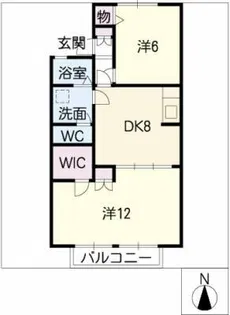 ブラン・ニュー白山【1階】の間取り