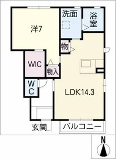 サンクドボア C棟【1階】の間取り