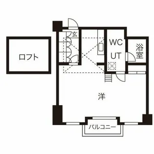 シャトーヨサミ【603号室】の間取り