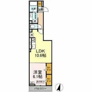 Unora【3階】の間取り