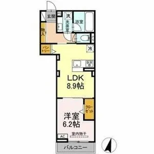 Unora【3階】の間取り
