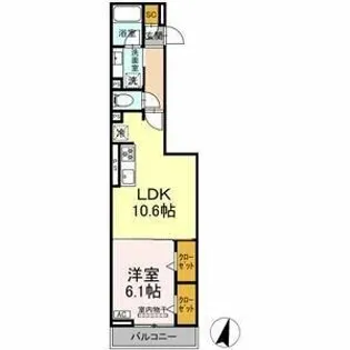 Unora【2階】の間取り