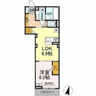 Unora【2階】の間取り