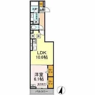 Unora【1階】の間取り
