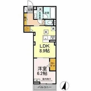 Unora【1階】の間取り