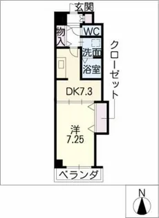 Arsa上飯田【1階】の間取り