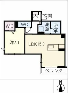 ネオソラージュ【1階】の間取り