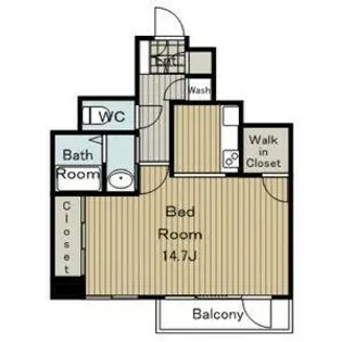 セントレイクセレブ徳川【401号室】の間取り