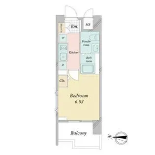 Live Casa堀田【3階】の間取り