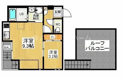 Grandtic Ban(バン)【2階】の間取り