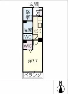 マストテラス菊井【3階】の間取り