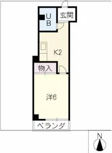 マイノーラ町北【2階】の間取り