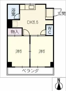 マイノーラ町北【2階】の間取り