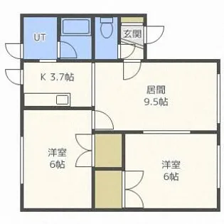 エクセレント18【B105号室】の間取り