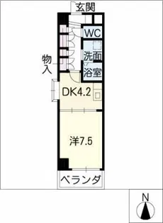 FOUR LEAVES前田【9階】の間取り