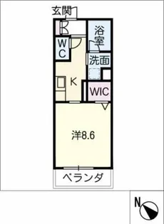 エクラージュ【3階】の間取り