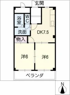 メゾン原【1階】の間取り