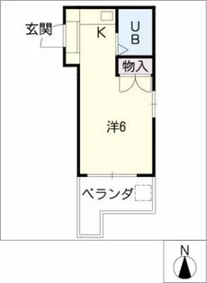 クオリシティ山手【4階】の間取り