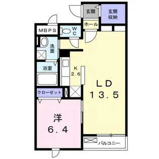 ベルヴェル【2階】の間取り