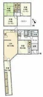 愛知県日進市米野木町北山【一戸建】の間取り