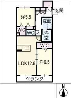 ルミエール・ド・ソレイユ【3階】の間取り