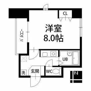 ウェステリア西大須【6階】の間取り