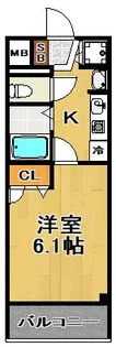 スワンズシティ大阪WEST【8階】の間取り