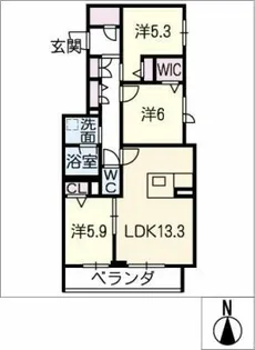 Delight【3階】の間取り