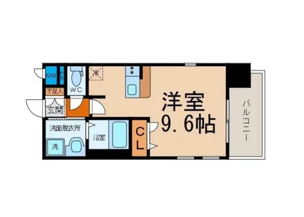 プレサンス久屋大通公園エアリー【2階】の間取り