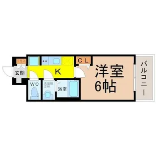 プレサンス新栄ユリシス【11階】の間取り