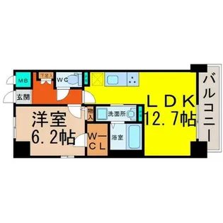 ファーストヴァンヴェール【9階】の間取り