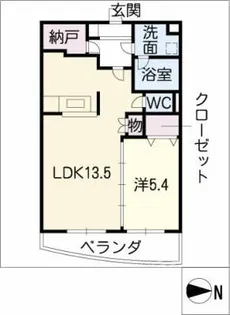 ホワイトクレイン【2階】の間取り