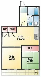 コーポサカイ【301号室】の間取り