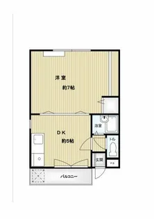 サンパレス21蛍池Ⅲ【2階】の間取り