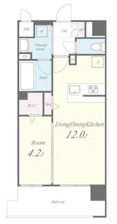 グレースリバー中之島【6階】の間取り