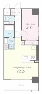 ディアコートオリヴィエ【2階】の間取り