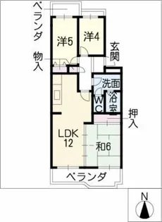 ソシアル清和新川【2階】の間取り