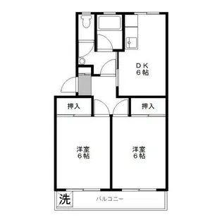 森山ビル【207号室】の間取り