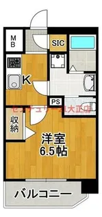 ファーストフィオーレ大正リエート【5階】の間取り