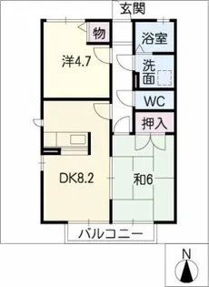 ウッディ・7【2階】の間取り