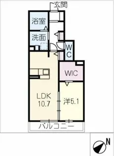 山茶花【1階】の間取り