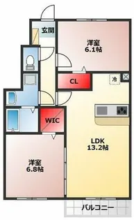 アルミック山荘(C棟)【106号室】の間取り