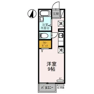 アメニティ大美野 A【1階】の間取り