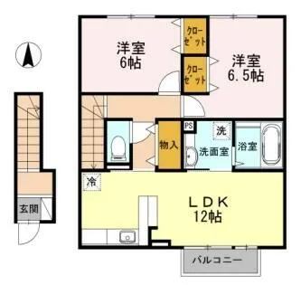 グランヒル青山【2階】の間取り