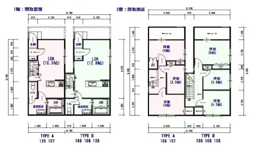 Piccolo Casa 大島【105号室】の間取り