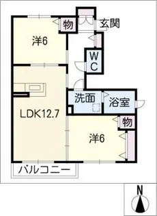 CHAVUI 6【1階】の間取り